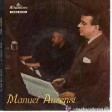 Discos de vinilo: MANUEL AUSENSI - TRES CANCIONES CATALANAS NAVIDEÑAS DEL RVDO P. ROBERTO DE LA RIBA - EP 1958