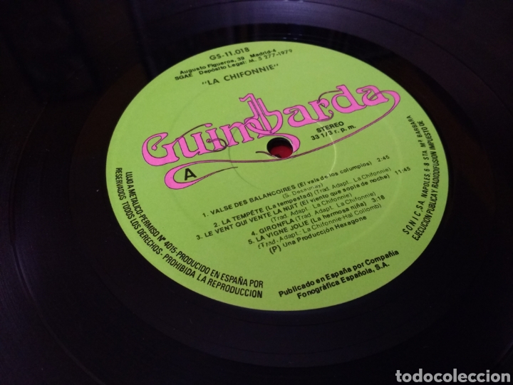 Discos de vinilo: La Chifonnie - Foto 3