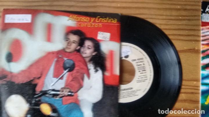 Discos de vinilo: SINGLE (VINILO) DE ALFONSO Y CRISTINA A&Ntilde;OS 80 - Foto 1