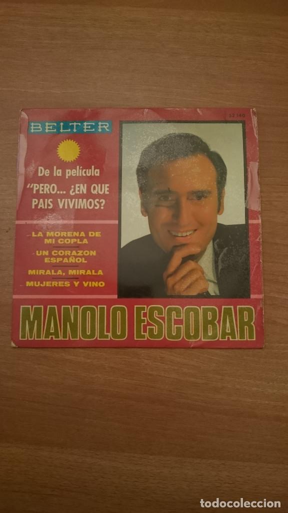 Discos de vinilo: DISCO MANOLO ESCOBAR - Foto 1