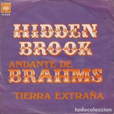 Discos de vinilo: HIDDEN BROOK - ANDANTE DE BRAHMS - SINGLE MEJICANO DE VINILO
