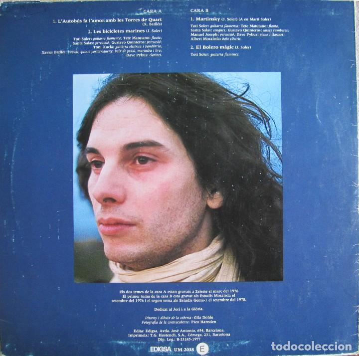 Discos de vinilo: TOTI SOLER: DESDESIG - Foto 2