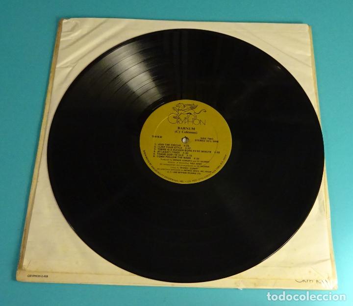 Discos de vinilo: THE CY COLEMAN TRIO. BARNUM A NEW MUSICAL - Foto 5 - 106556515