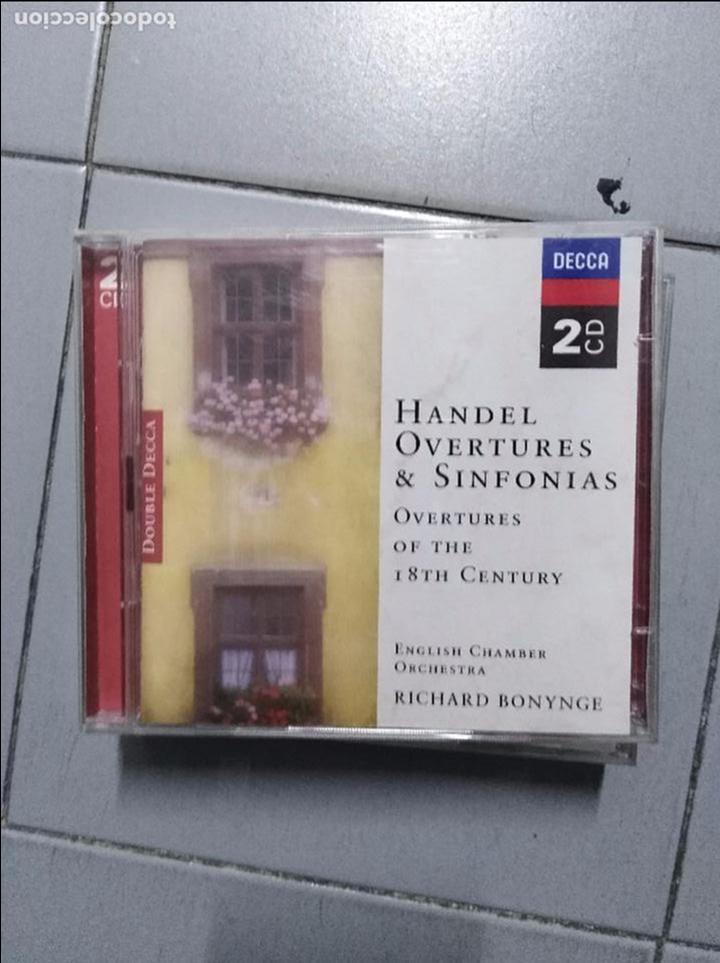 Discos de vinilo: Handel overtures & sinfonias 2 cds - Foto 1