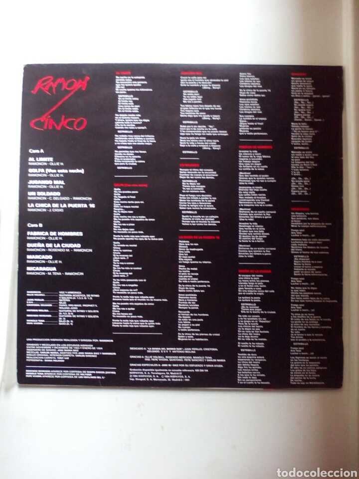 Discos de vinilo: LP RAMON CINCO - Foto 2