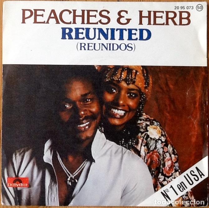 Discos de vinilo: PEACHES & HERB : REUNITED [POLYDOR - ESP 1978] - Foto 1