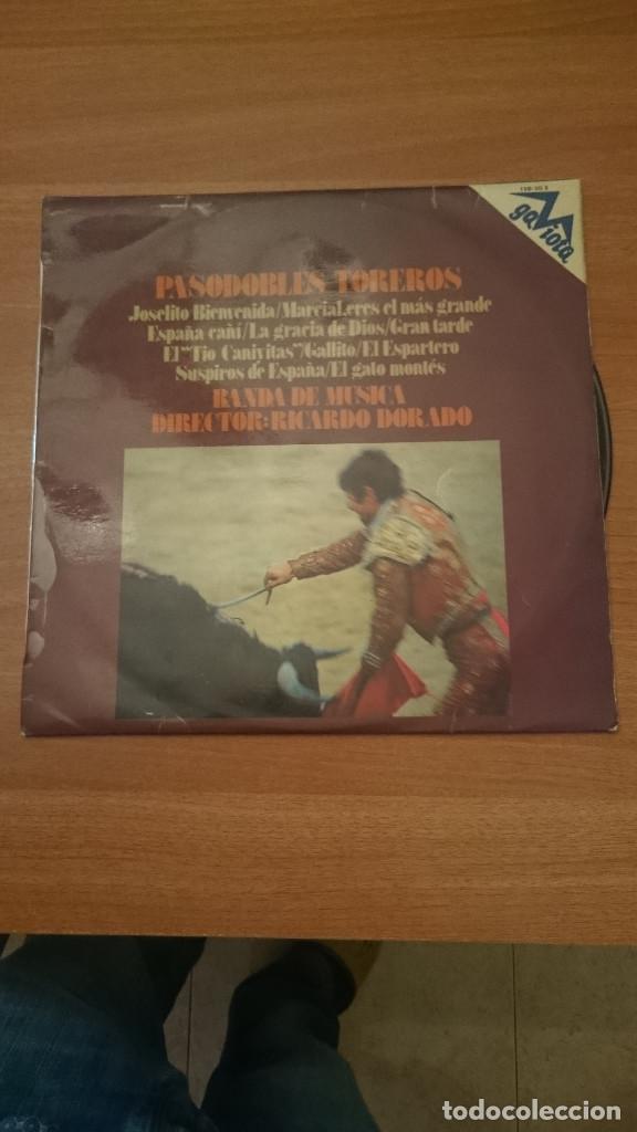 Discos de vinilo: LP PASODOBLES TOREROS -- - Foto 1