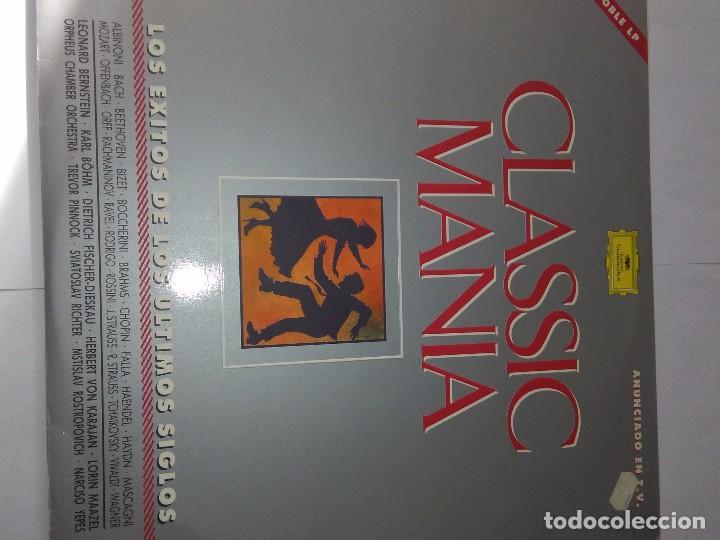 Discos de vinilo: CLASSIC MANIA .Los Exitos de los Ultimos Siglos ( DOBLE LP ) - Foto 1