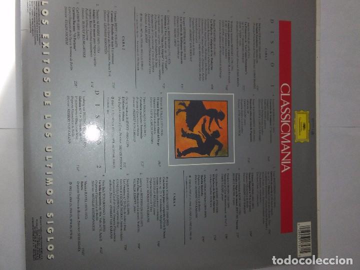 Discos de vinilo: CLASSIC MANIA .Los Exitos de los Ultimos Siglos ( DOBLE LP ) - Foto 2