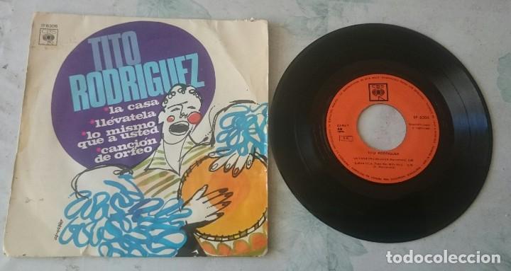 Discos de vinilo: Tito Rodr&iacute;guez : La casa + 3 (Cbs 1967) - Foto 1