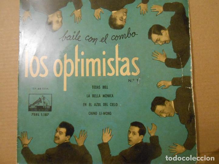 Discos de vinilo: LOS OPTIMISTAS - BAILE CON EL COMBO - Foto 1