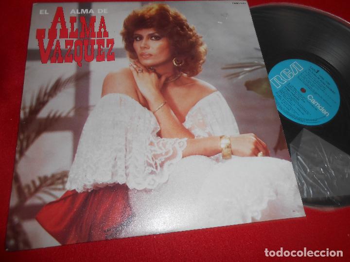 Disques de vinyle: ALMA VAZQUEZ EL ALMA DE ALMA VAZQUEZ LP 1985 RCA MEXICO