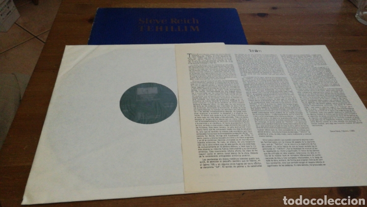 Discos de vinilo: TEHILLIM - Steve Reich - Foto 3