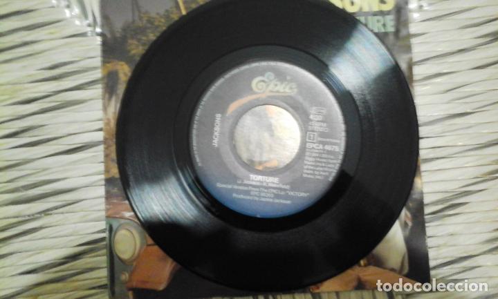 Discos de vinilo: jacksons  -  torture  +  torture (instrumental) - Foto 3