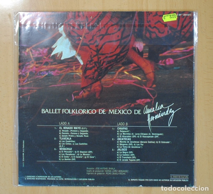 amalia hernandez - ballet folklorico de mexico - Buy LP vinyl records of  Latin American Bands and Soloists on todocoleccion