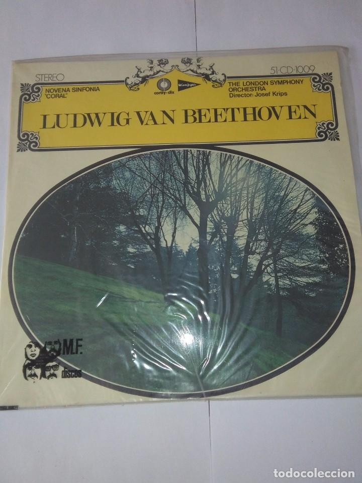 Discos de vinilo: NOVENA SINFONIA . Ludwig Van Beethoven - Foto 1