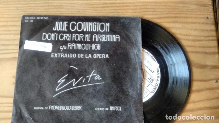 Discos de vinilo: SINGLE (VINILO) DE JULIE COVINGTON A&Ntilde;OS 70 - Foto 1