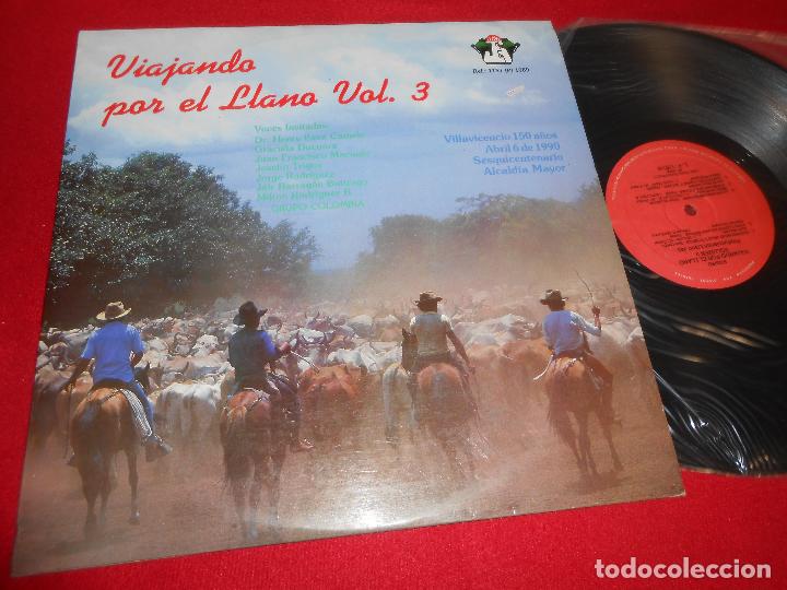 Disques de vinyle: VIAJANDO POR EL LLANO VOL.3 LP 1989 LLANO JES COLOMBIA
