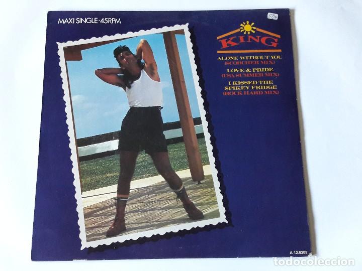 Discos de vinilo: King - Alone Without You - 1985 - Foto 1