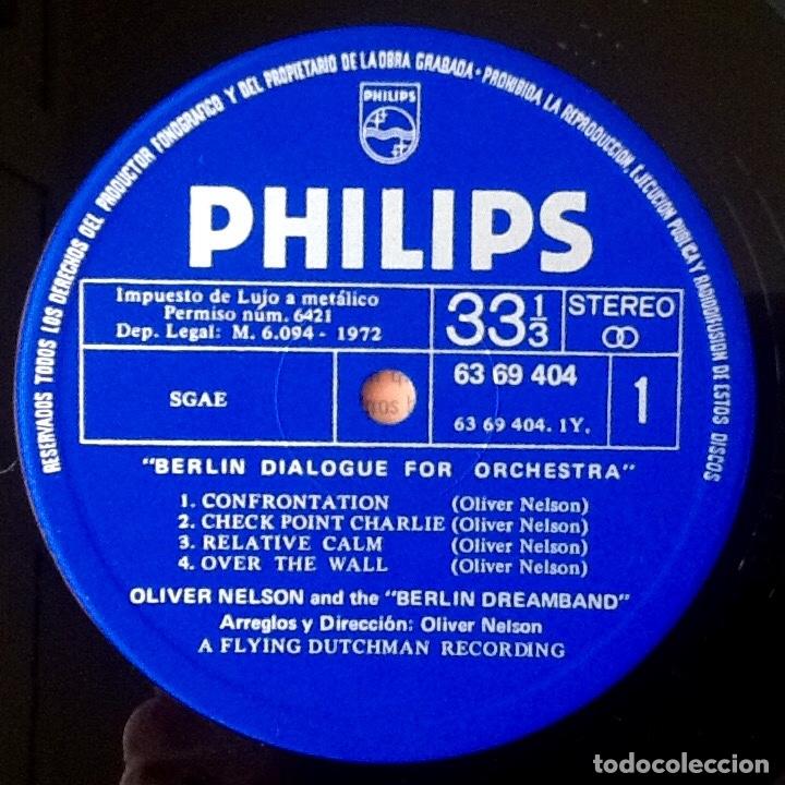 Discos de vinilo: OLIVER NELSON : BERLIN DIALOGUE FOR ORCHESTRA [PHILIPS - ESP 1972] LP - Foto 3