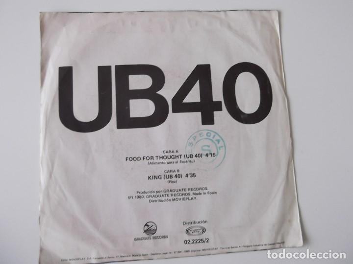 Discos de vinilo: UB40 - Food for thought - Foto 2