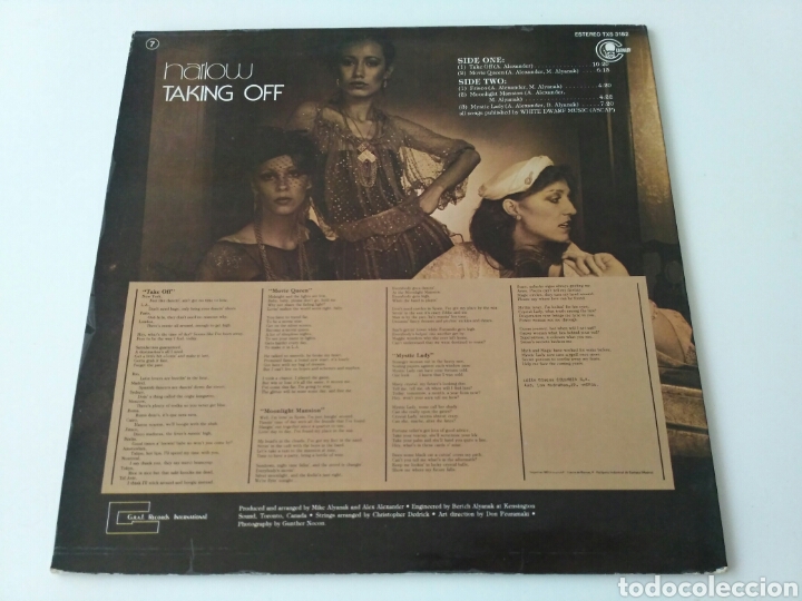 Discos de vinilo: Harlow - Taking Off (LP) - Foto 2