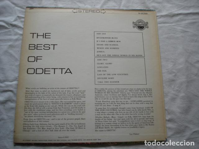 Discos de vinilo: Odetta   The Best Of Odetta - Foto 2