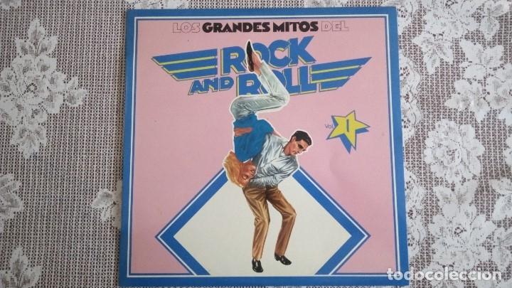 Discos de vinil: LP LOS GRANDES MITOS DEL ROCK AND ROLL - VOL 1, DISCOS MOVIEPLAY 1978