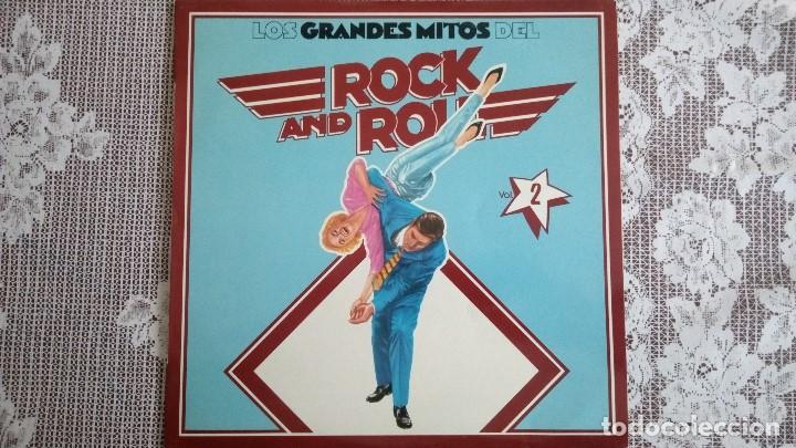 Discos de vinil: LP LOS GRANDES MITOS DEL ROCK AND ROLL - VOL 2, DISCOS MOVIEPLAY 1978