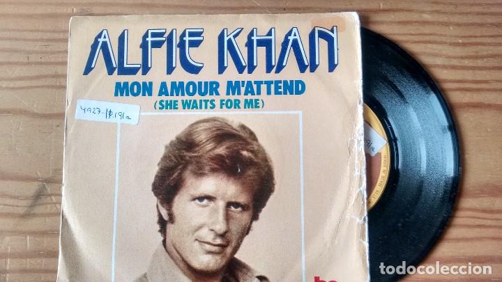 Discos de vinilo: SINGLE (VINILO) DE ALFIE KHAN A&Ntilde;OS 60 - Foto 1