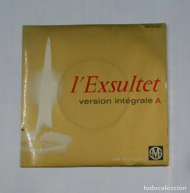 Discos de vinilo: L'EXSULTET. VERSION INTEGRALE. LITURGIE EN FRAN&Ccedil;AIS. TDKDS9