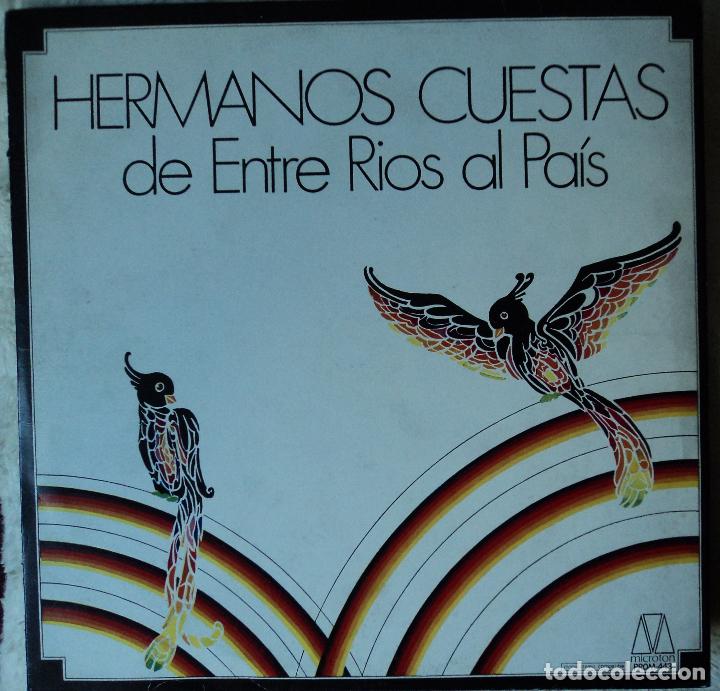 Dischi in vinile: Hermanos Cuestas - De Entre Rios al Pa&iacute;s - Edici&oacute;n de 1974 de Argentina