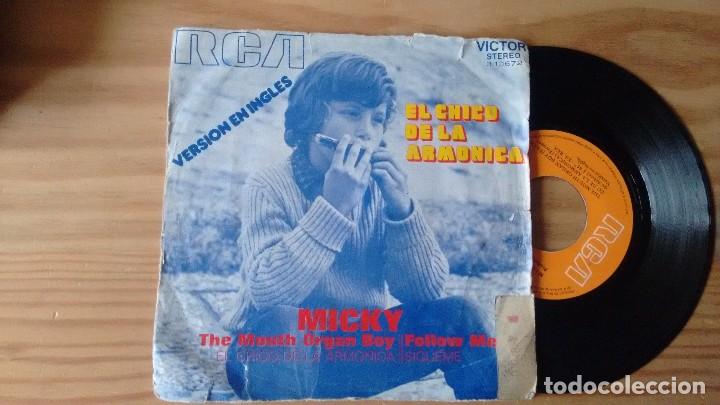 Discos de vinilo: SINGLE (VINILO) DE MICKY A&Ntilde;OS 70 - Foto 1