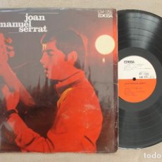 Discos de vinilo: JOAN MANUEL SERRAT LP VINILO MADE IN SPAIN 1967. Lote 107311391