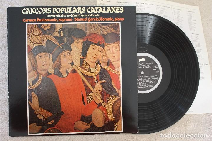 Discos de vinil: CANÇONS POPULARS CATALANES MANUEL GARCIA MORANTE LP VINYL MADE IN SPAIN 1984