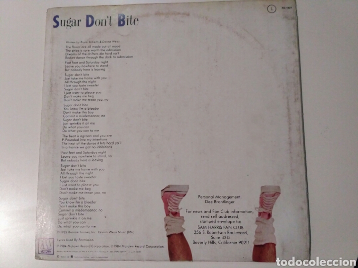 Discos de vinilo: Sam Harris -&nbsp;Sugar Dont Bite - Foto 2