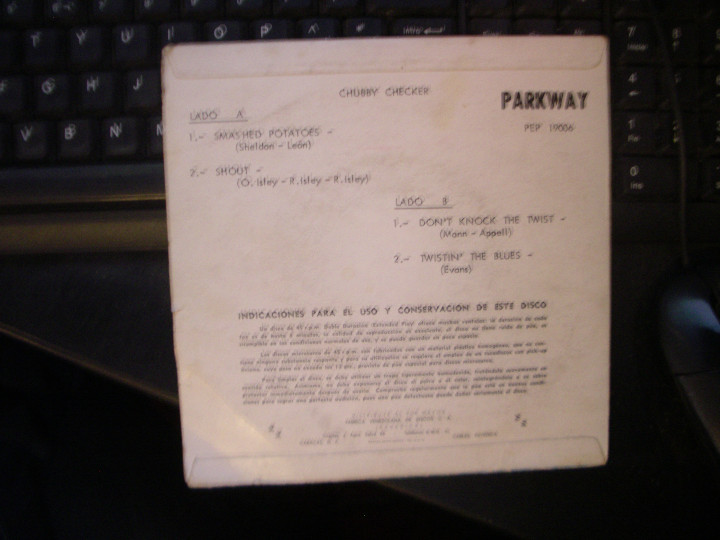 Discos de vinilo: CHUBBY CHECKER- SMASHED POTATOES. EP - Foto 2