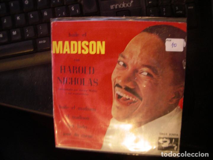 Discos de vinilo: HAROLD NICHOLAS- BAILE EL MADISON - Foto 1