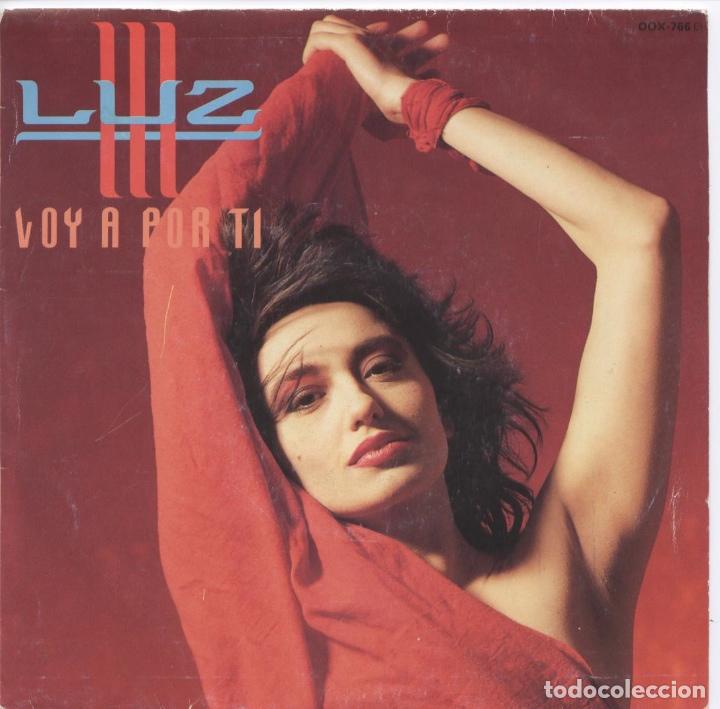 Vinyl-Schallplatten: Luz Casal_Voy a por ti - Vives del cuento_PROMO_sello zafiro 1985