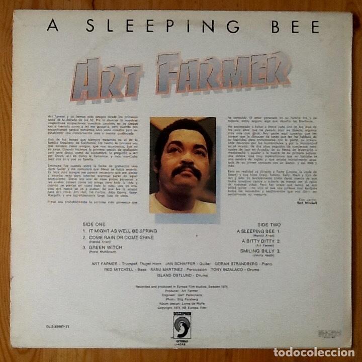 Discos de vinilo: ART FARMER : A SLEEPING BEE [DISCOPHON - ESP 1977] LP - Foto 2