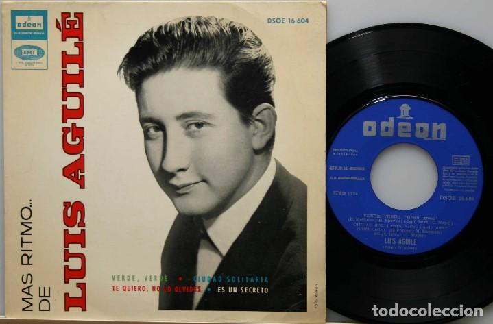 Discos de vinilo: LUIS AGUILE mas ritmo de-EP EMI odeon 1964 - Foto 1