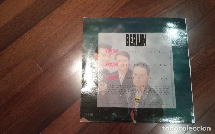 Discos de vinilo: Berlin-7 besos.maxi - Foto 2