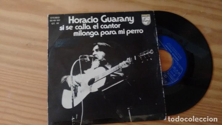 Disques de vinyle: SINGLE (VINILO) DE HORACIO GUARANI A&Ntilde;OS  70