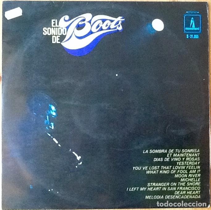 Discos de vinilo: BOOTS RANDOLPH : EL SONIDO DE BOOTS [MONUMENT - ESP 1968] - Foto 1
