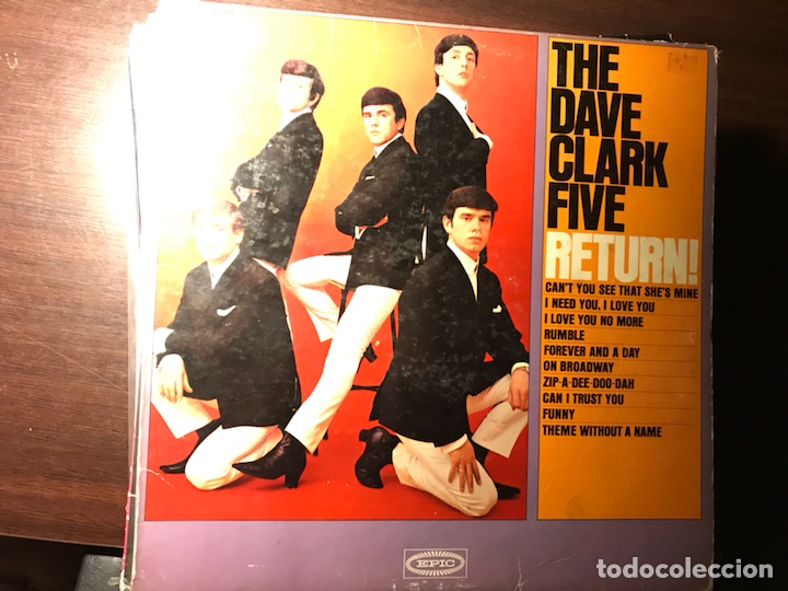 Discos de vinilo: Return. The Davis Clark Five - Foto 1