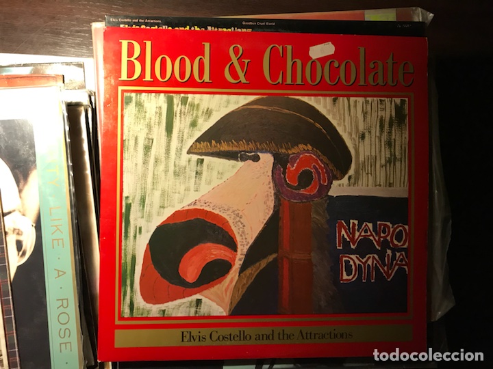 Discos de vinilo: Blood & Chocolate. Elvis Costello - Foto 1