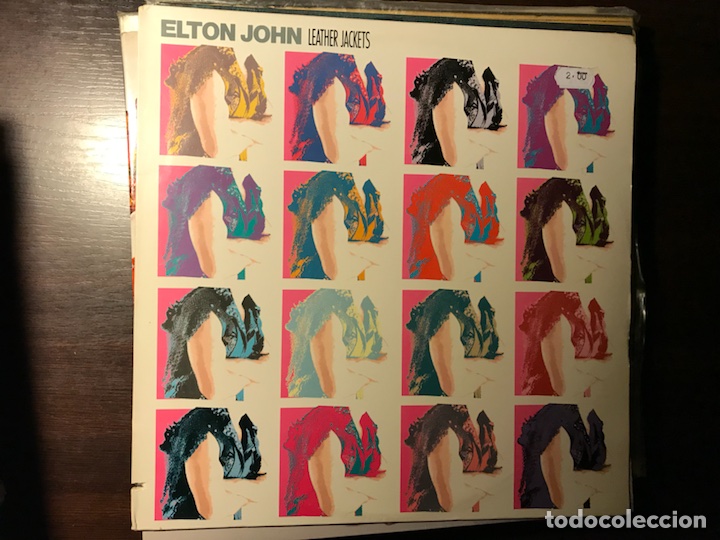 Discos de vinilo: Leather jackets. Elton John - Foto 1