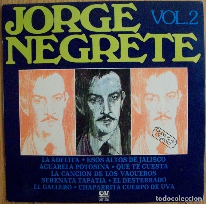 Discos de vinilo: Discos (Jorge Negrete)  V-2 - Foto 1
