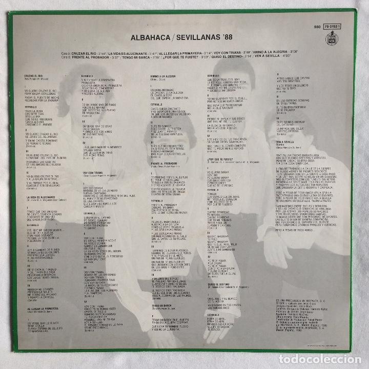 Discos de vinilo: Albahaca - Vivir Sevilla - Foto 2