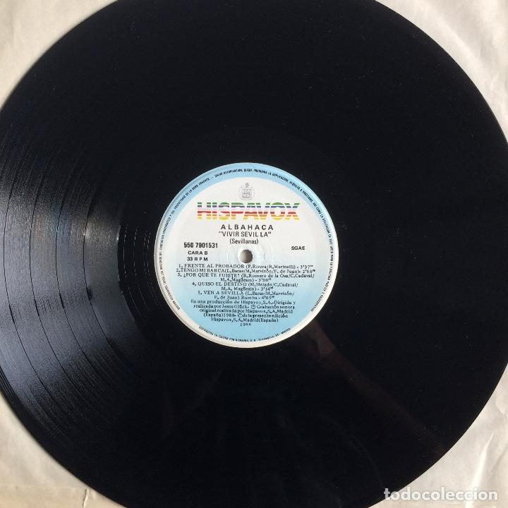 Discos de vinilo: Albahaca - Vivir Sevilla - Foto 3